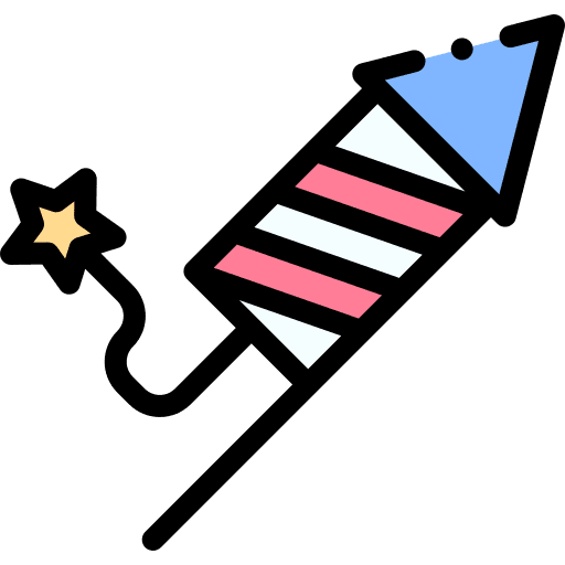 Firework independence day 4th of july usa icon Firework independence day 4th of july usa icon