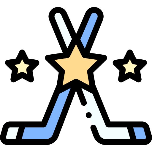 Hockey hockey sticks sports and competition sport equipment icon Hockey hockey sticks sports and competition sport equipment icon