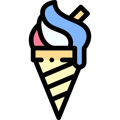 Ice cream usa 4th of july food and restaurant icon Ice cream usa 4th of july food and restaurant icon