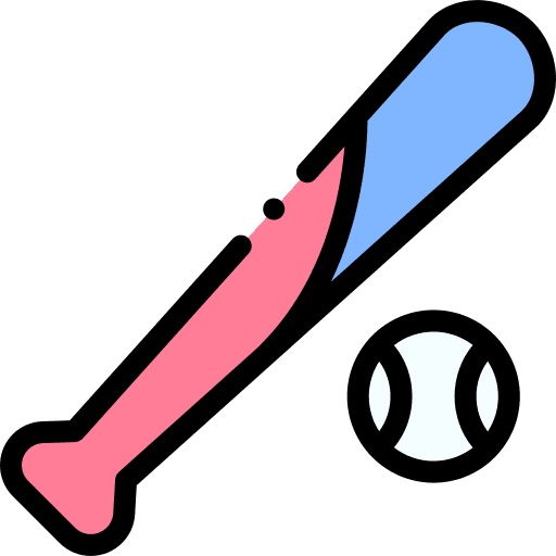 Baseball bat baseball bat equipment sports and competition icon Baseball bat baseball bat equipment sports and competition icon