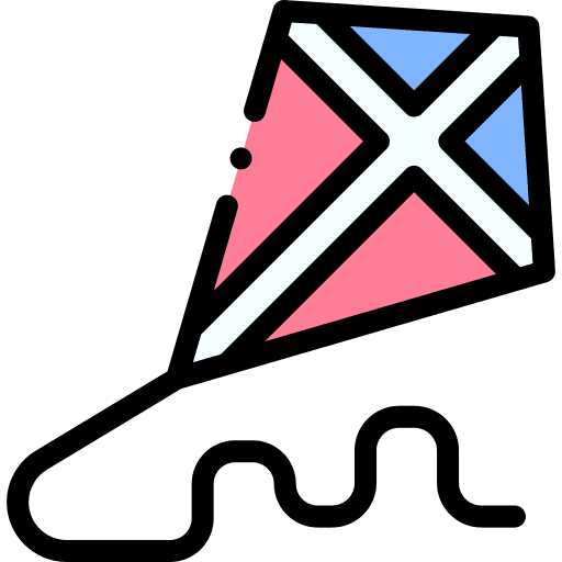 Kite usa 4th of july hobbies and free time icon Kite usa 4th of july hobbies and free time icon
