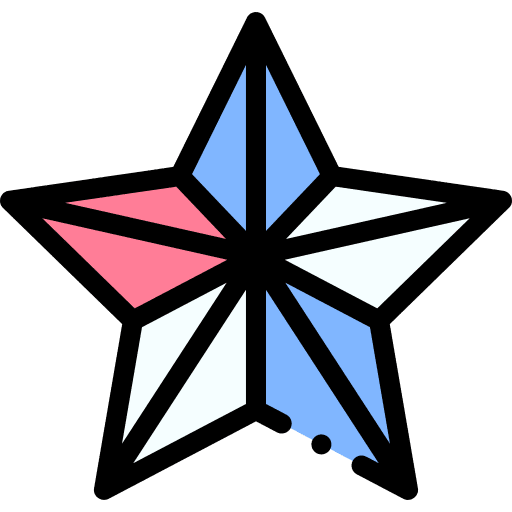 Star shapes and symbols 4th of july star icon Star shapes and symbols 4th of july star icon