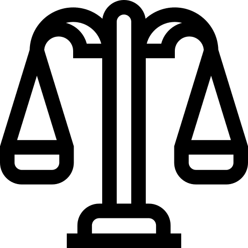 Balance balance judge law icon
