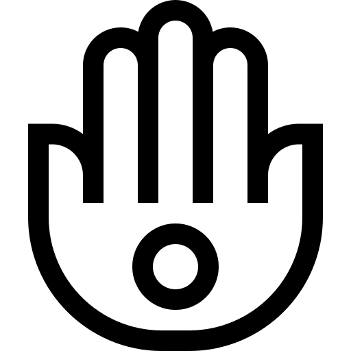 Hamsa hamsa chakra yoga icon