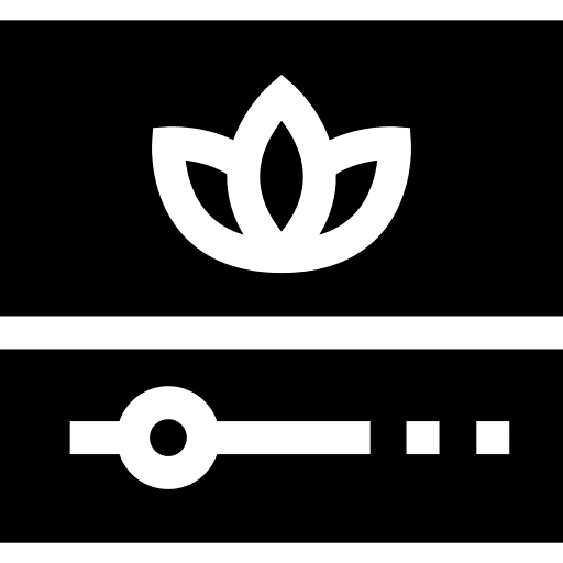 Video yoga lotus video icon Video yoga lotus video icon