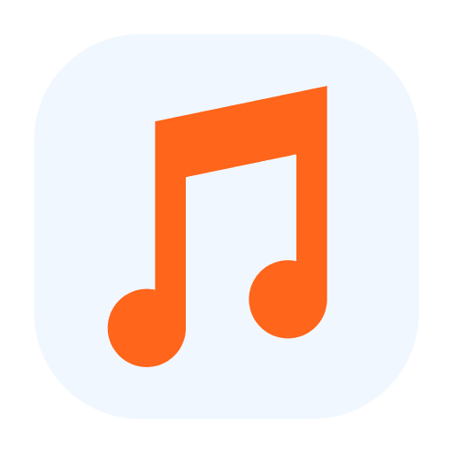 Music player music note music player quaver icon