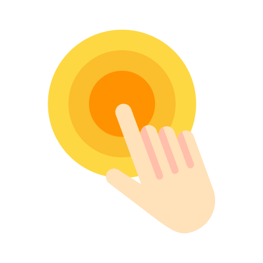 Touch screen mobile phone computer technology icon
