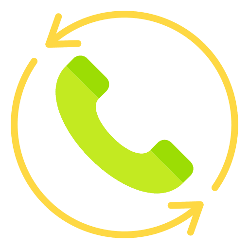 Call back conversation call recall icon