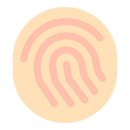 Fingerprint private eye touch id fingerprint icon