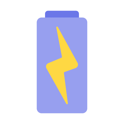 Charging energy electronics communications icon