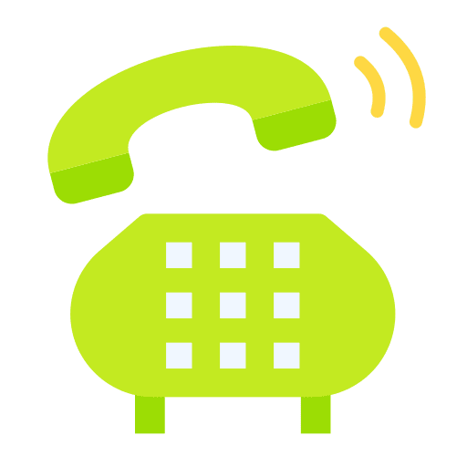 Telephone phone call phone set tools and utensils icon
