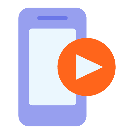 Video player entertainment video players play button icon