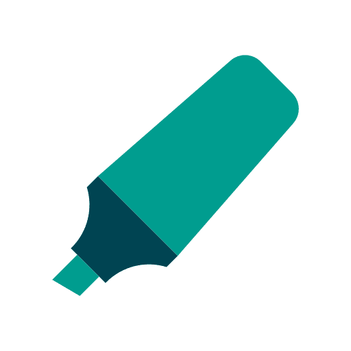 Highlighter school materials education highlighter icon Highlighter school materials education highlighter icon