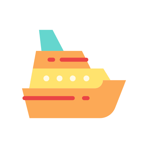 Cruise ship travel yacht transportation icon Cruise ship travel yacht transportation icon