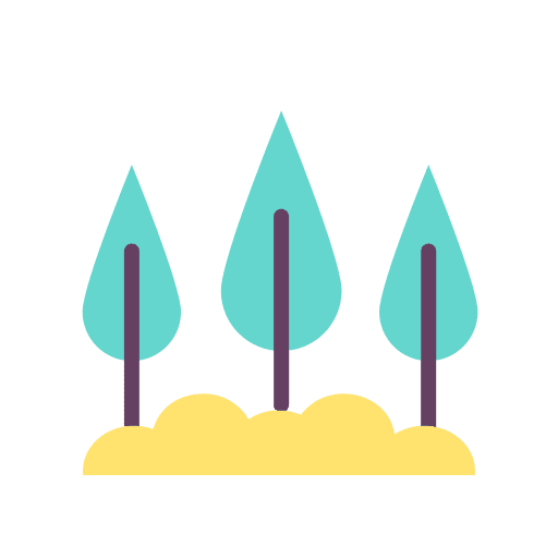 Garden growing plant farming and gardening enviroment icon Garden growing plant farming and gardening enviroment icon