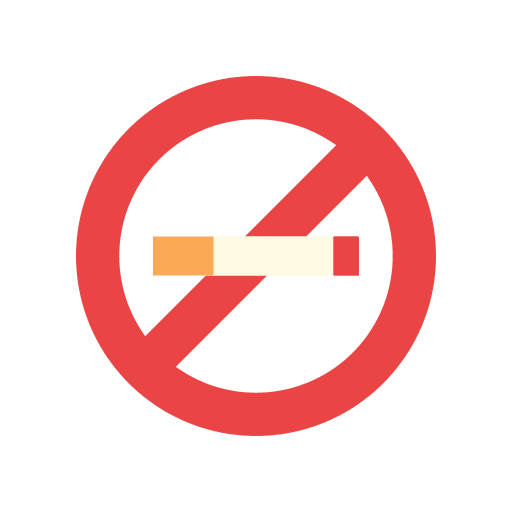 No smoking bad habits unhealthy symbol icon No smoking bad habits unhealthy symbol icon