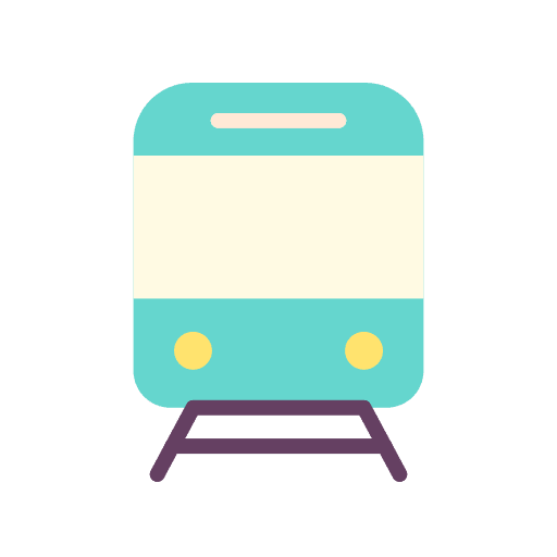 Train travel transportation mrt icon Train travel transportation mrt icon