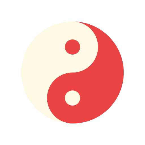 Yin yang cultures philosophy taoism icon Yin yang cultures philosophy taoism icon