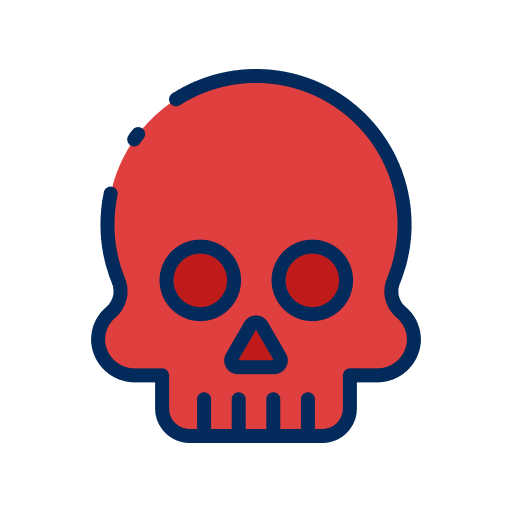 Death halloween scary death icon