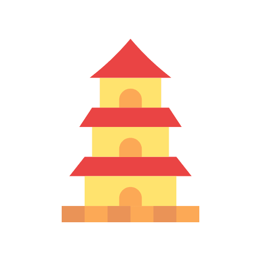 Temple cultures pagoda japan icon Temple cultures pagoda japan icon