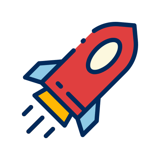 Rocket rocket transport space ship icon