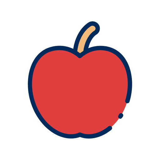 Apple viburnum fruit food and restaurant diet icon Apple viburnum fruit food and restaurant diet icon