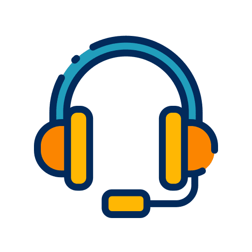 Headset electronics communications microphone icon Headset electronics communications microphone icon
