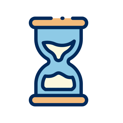 Hourglass time and date sandclock connecting icon Hourglass time and date sandclock connecting icon
