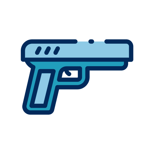 Pistol shooting shotgun pistol icon Pistol shooting shotgun pistol icon