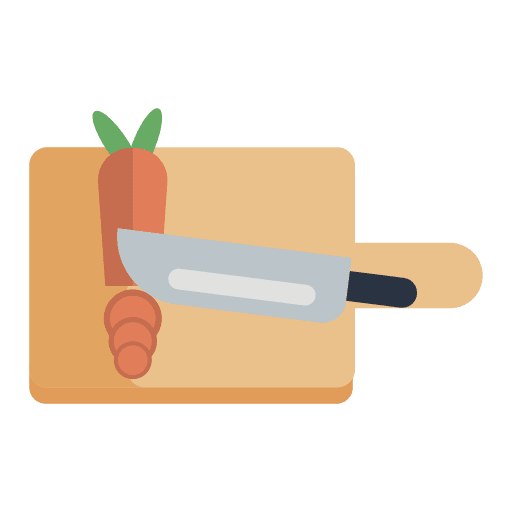Chopping board cooker cutting board chop icon