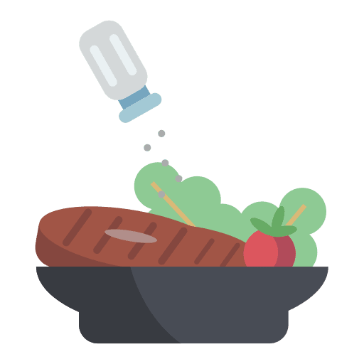 Food food meat food and restaurant icon