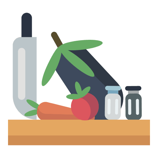 Food food and restaurant eggplant food icon