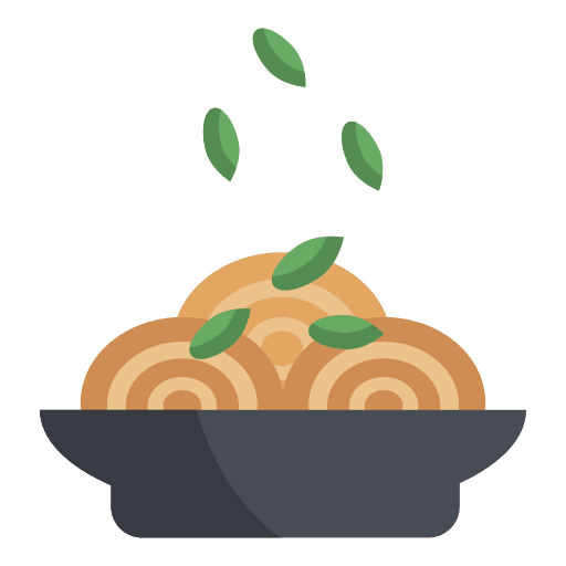 Food swiss roll breakfast brunch icon