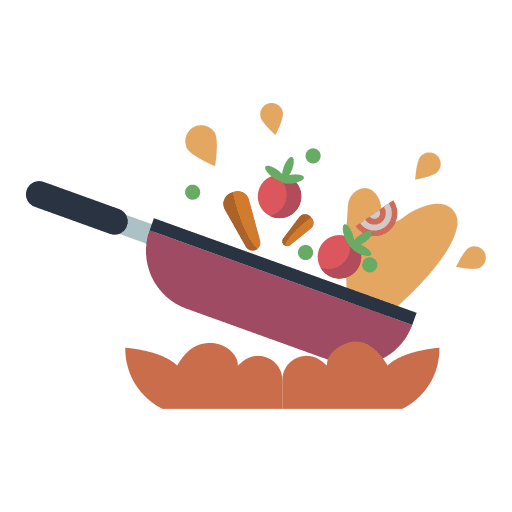 Cooking frying cooking fried icon