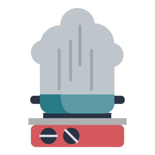 Cooking pan cooking hot icon