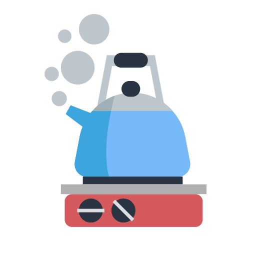 Tea pot water boiler kettle equipment icon