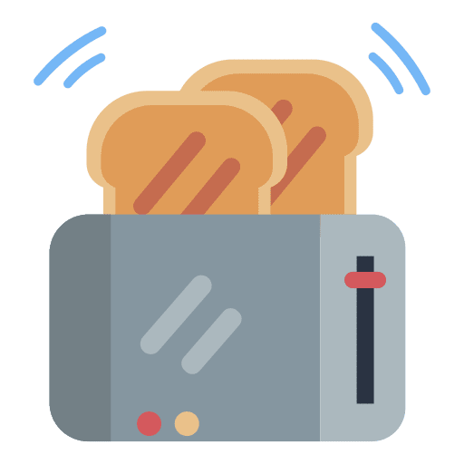 Toaster toaster cooking equipment appliance icon