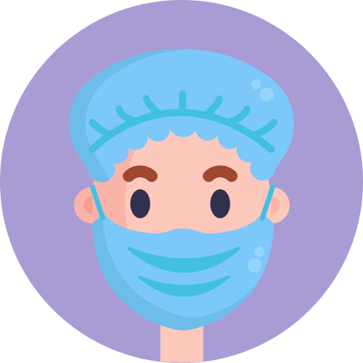 Nurse protective wear nurse equipment icon