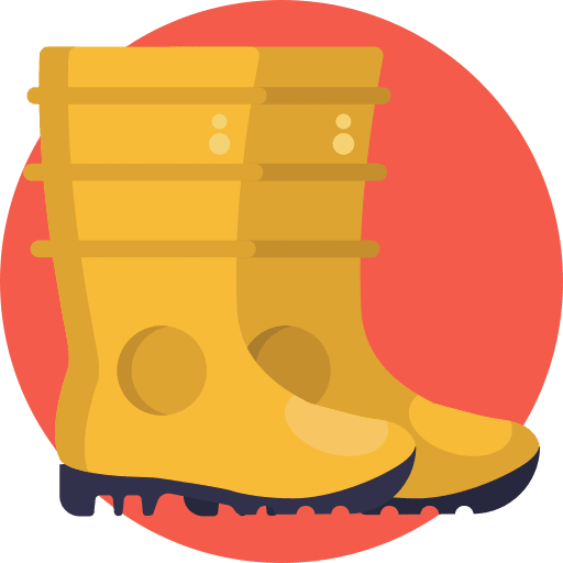 Protective footwear equipment protective clothing protective footwear icon