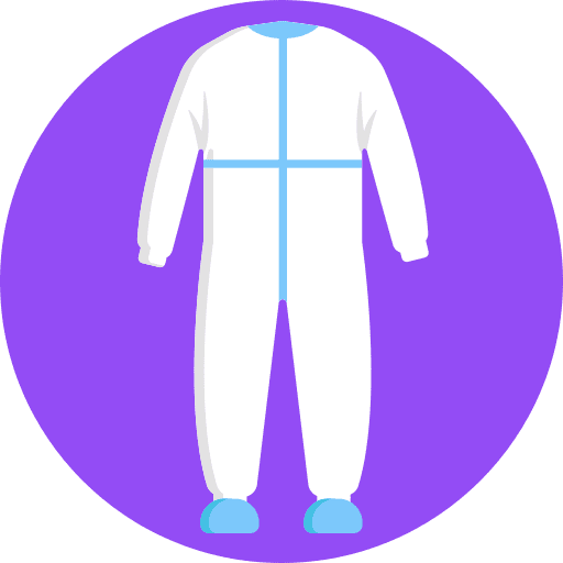 Protective wear ppe coronavirus protective clothing icon