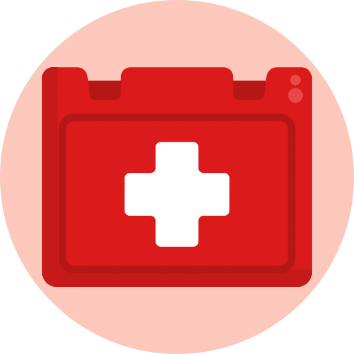 First aid kit first aid kit first aid box healthcare and medical icon