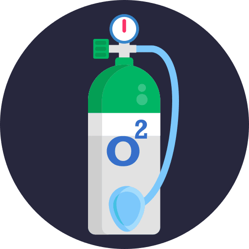 Oxygen tank tank oxygen tank industry icon