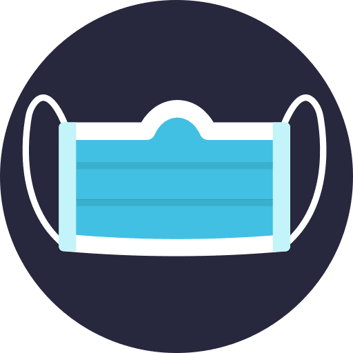 Face mask equipment ppe coronavirus icon