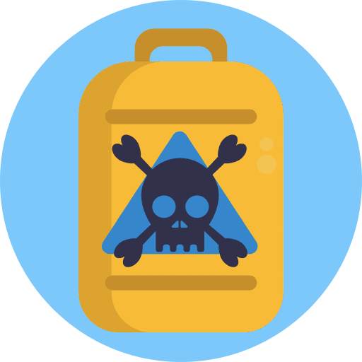Hazardous chemical lab chemistry toxic chemical icon