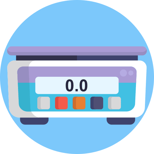 Weighing machine weighing machine lab tool icon
