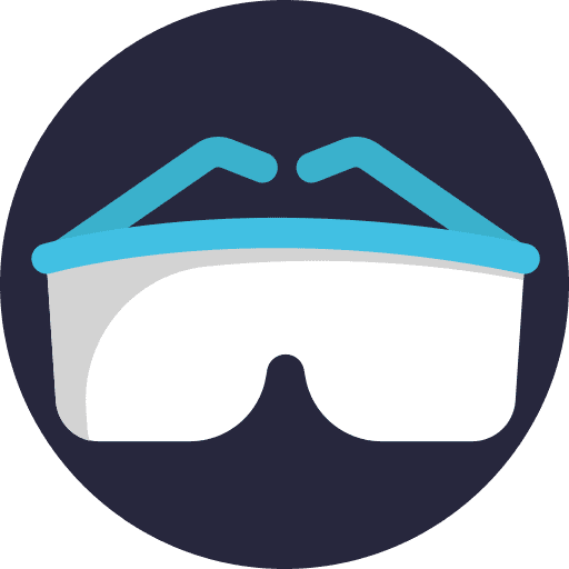 Goggles lab protective goggles icon