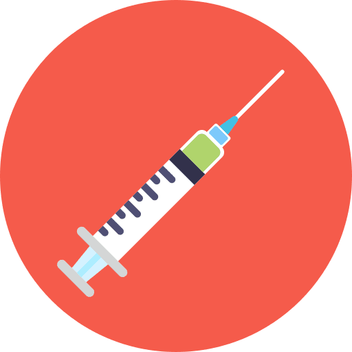 Injection doctor medical healthcare and medical icon