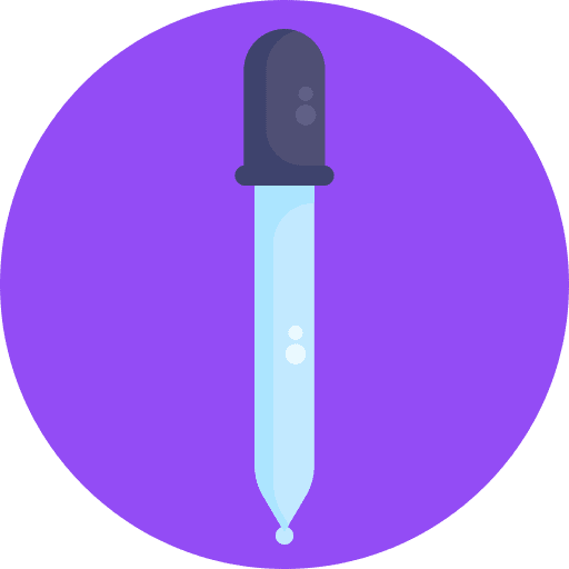 Dropper tool chemistry laboratory icon