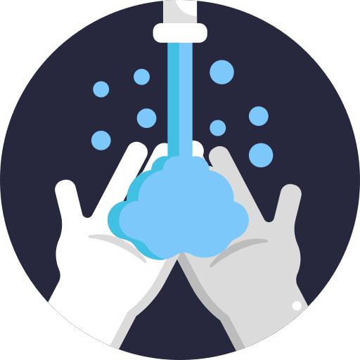 Hand washing chemical hand washing chemistry icon