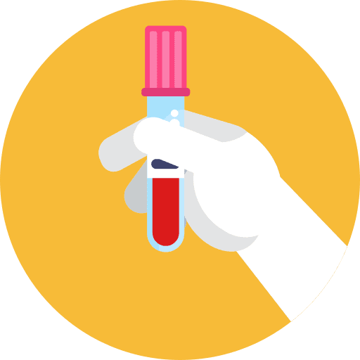 Sample tube chemistry flask chemical icon